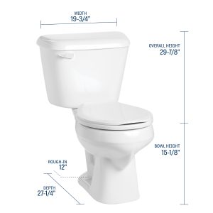Pro-Fit® 1.28 Round Complete Toilet Kit